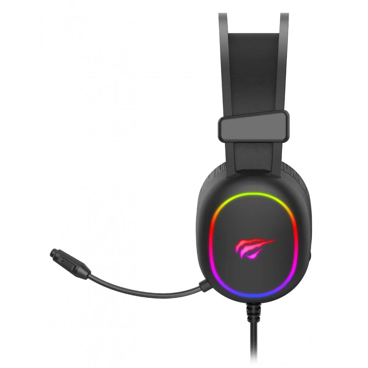 Fone H2016d Auscultadores Gamer RGB Preto, Havit Gamenote