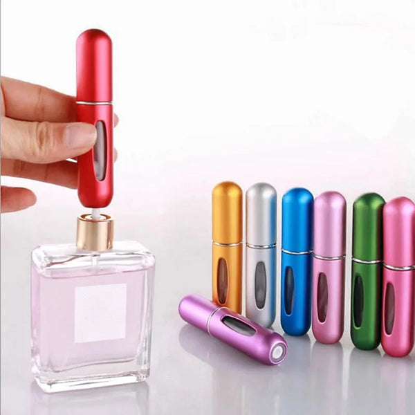 Mini recarregável spray frasco de perfume bomba vazio cosméticos 5 ml